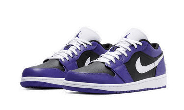 Tenisice i cipele Jordan Air Jordan 1 Low ''Black Court Purple'' GS Ljubičasta | 553560-501, 2
