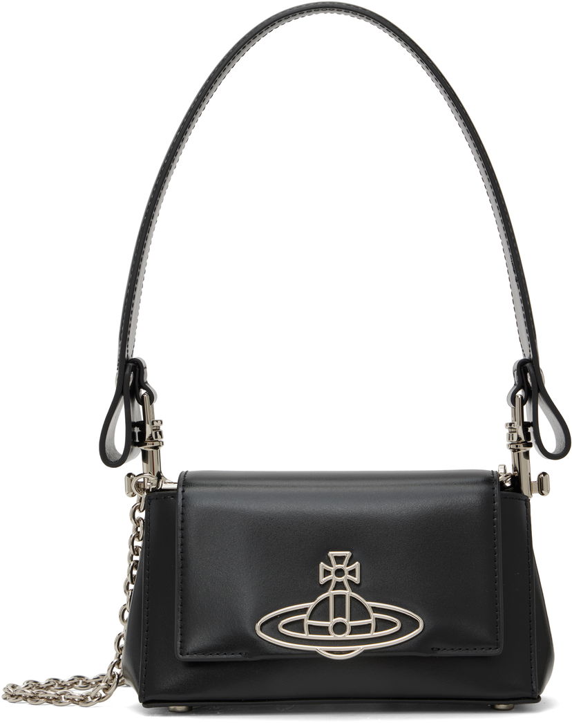 Ručna torbica Vivienne Westwood Vivienne Westwood Hazel Small Shoulder Bag Crna | 4603000IW-L0077-