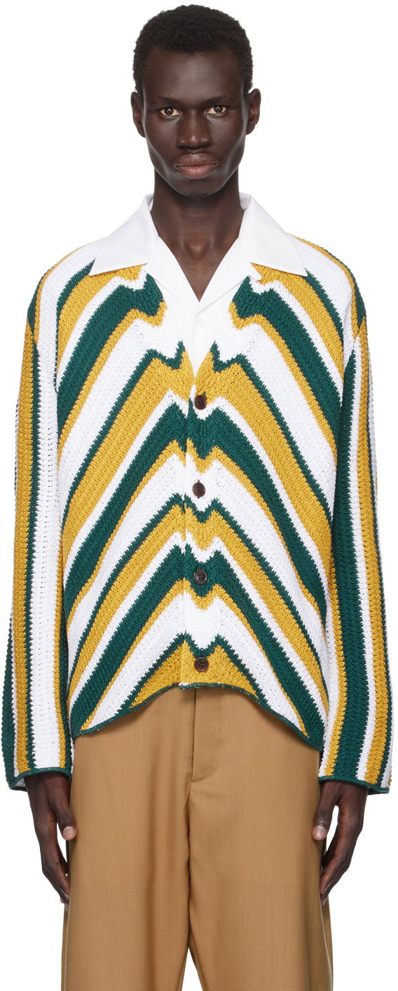 Džemper Marni Chevron Cardigan Višebojno | CDMG0132Q1 UFCB27