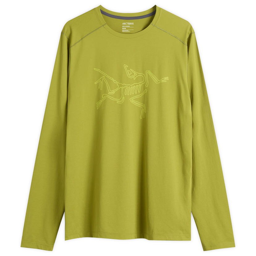 Majica kratkih rukava Arcteryx Cormac Logo Long Sleeve T-Shirt Zelena | X000008452-022333