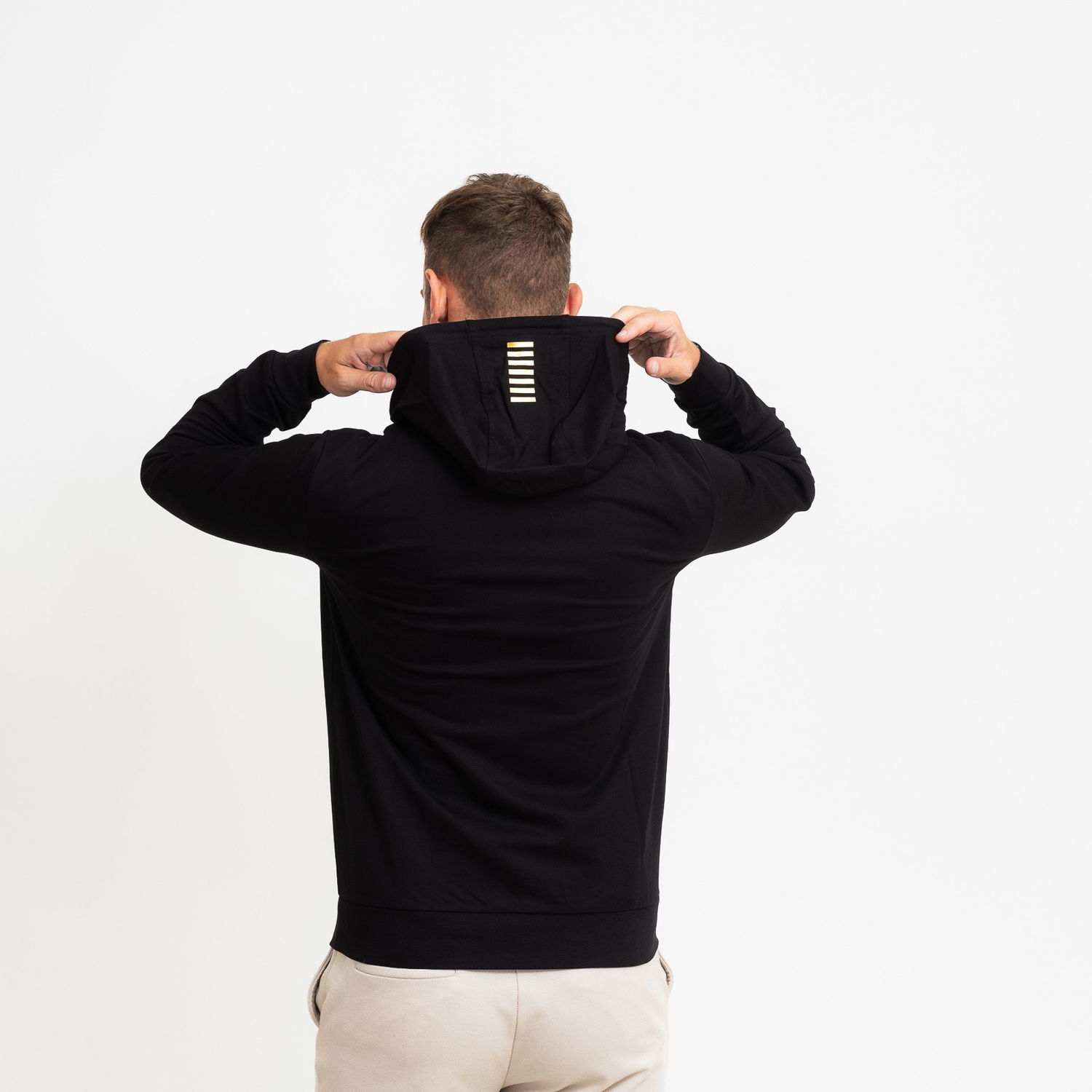 Dukserice Emporio Armani Sweatshirt With Logo Crna | 8NPM32-PJVRZ-0208, 1
