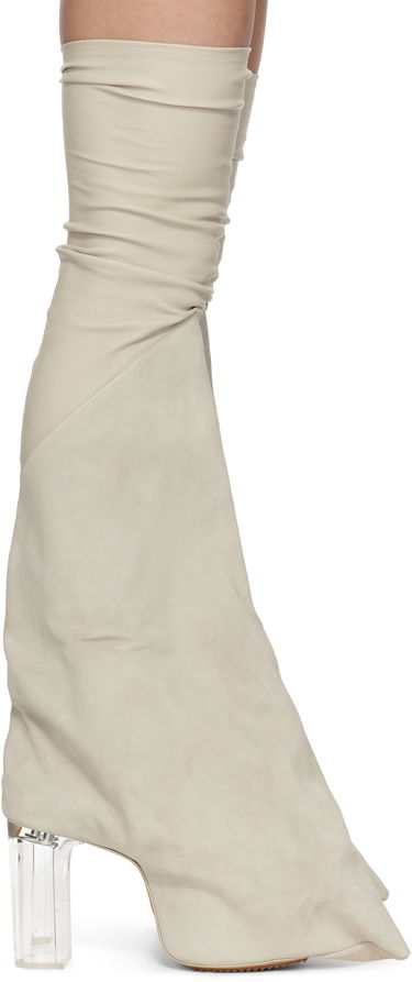 Čarape Rick Owens Rick Owens Hollywood Taco Kiss Tall Boots Bež | RR01E5843 LSLVS0, 0