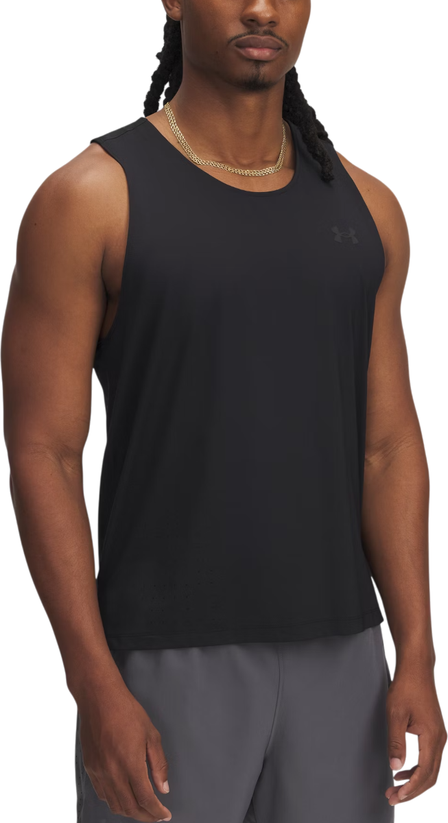 Majica bez rukava Under Armour UA Launch Elite Singlet Crna | 1389800-001