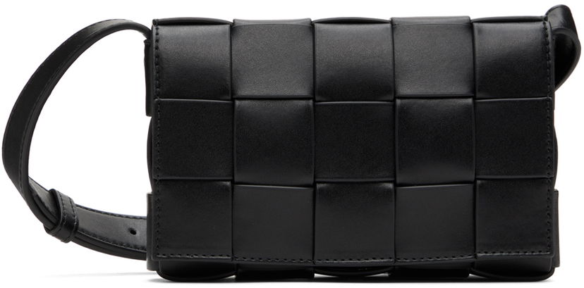Ručna torbica Bottega Veneta Bottega Veneta Small Cassette Bag Crna | 739351 VB1K0