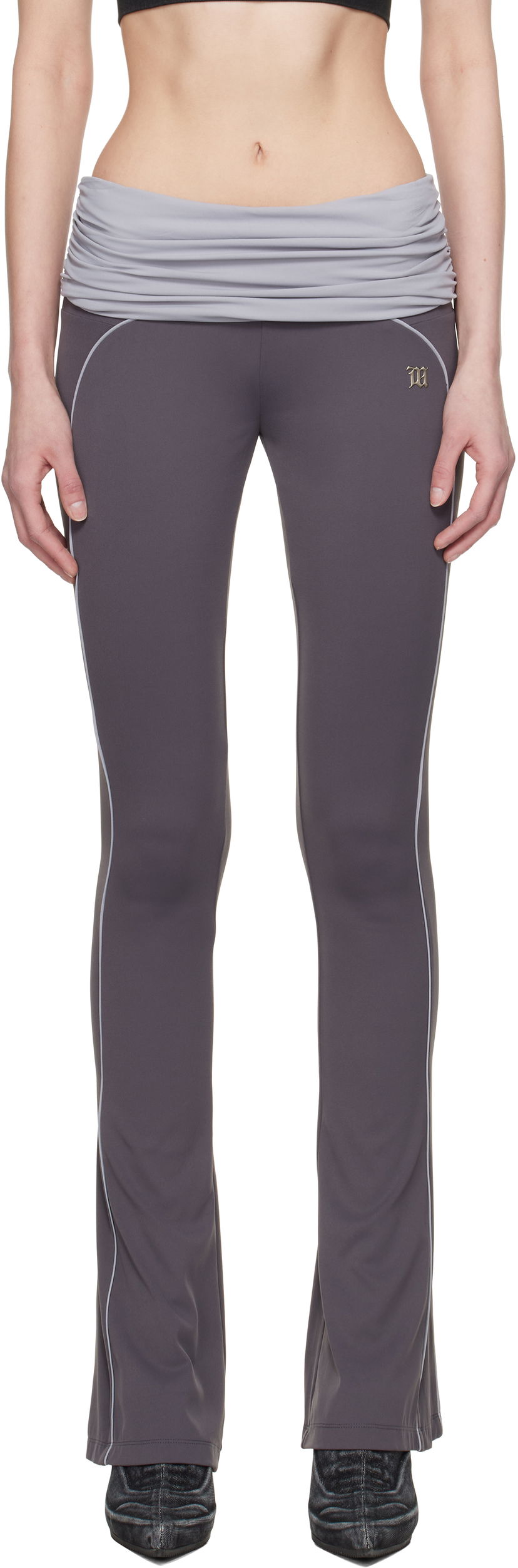 Tajice MISBHV MISBHV Flared Wrapped Sport Pants Siva | 250W309