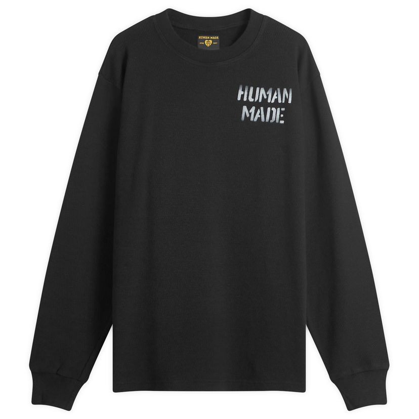 Džemper Human Made Thermal Long Sleeve T-Shirt Crna | HM28CS006-BK
