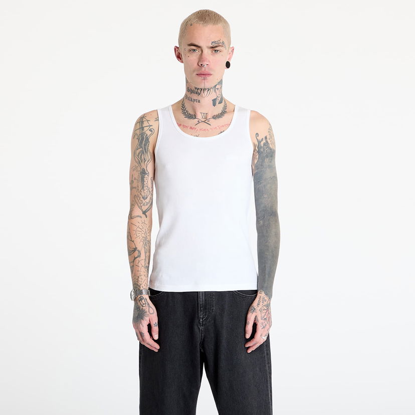 Majica bez rukava BOSS Hugo Boss 3-Pack Classic Rib Tank Top Bijela | 50542132-100