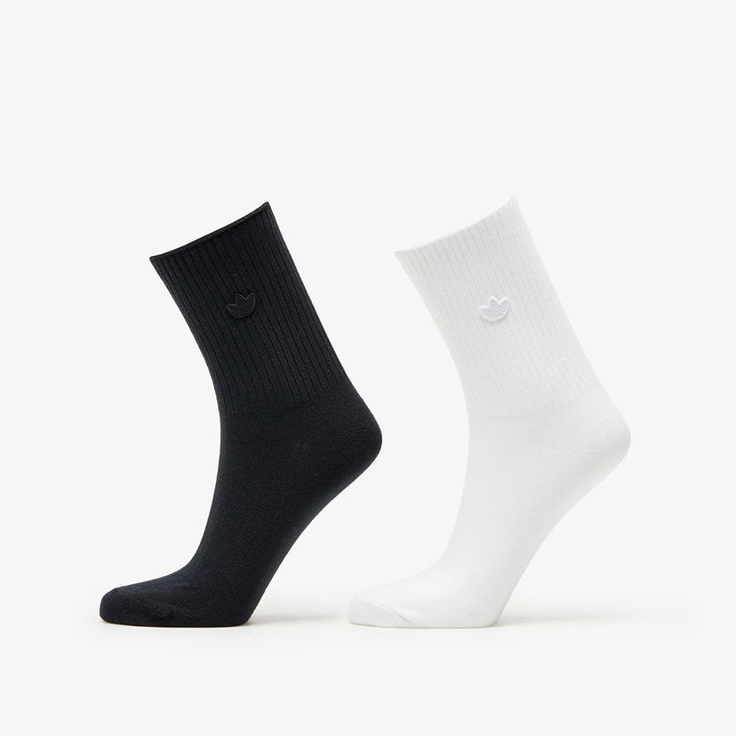 Čarape adidas Originals Premium Essentials Crew Sock 2-Pack White/ Black Višebojno | IC8699