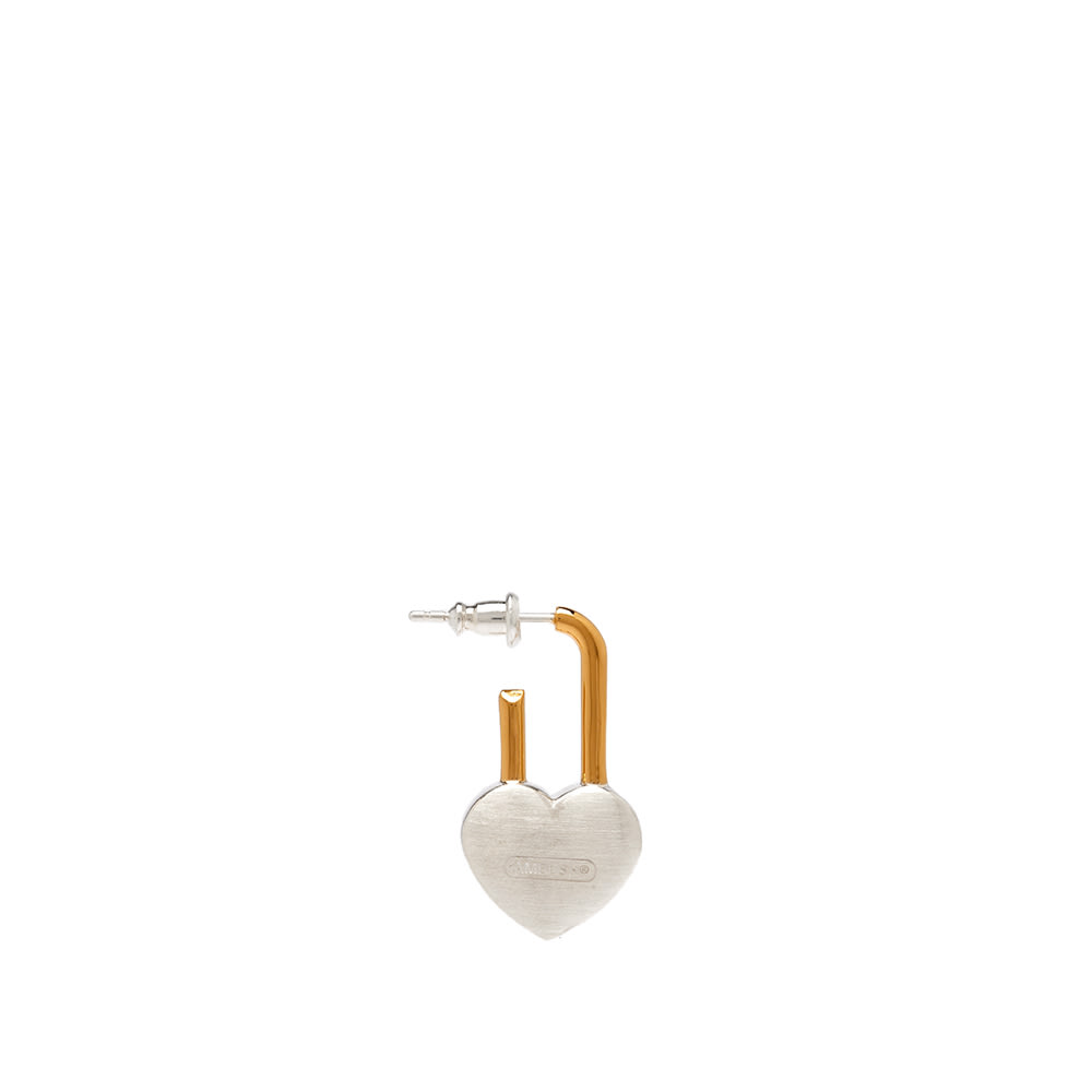 Naušnice Ambush Small Heart Padlock Earring Siva | BWOD053F22SIL0017200, 0