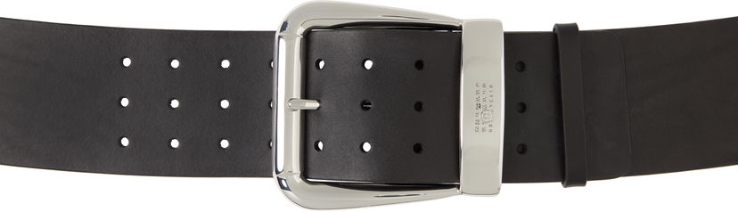 Pojasevi Maison Margiela MM6 Maison Margiela Buckle Belt Crna | SA6TP0023 P8397