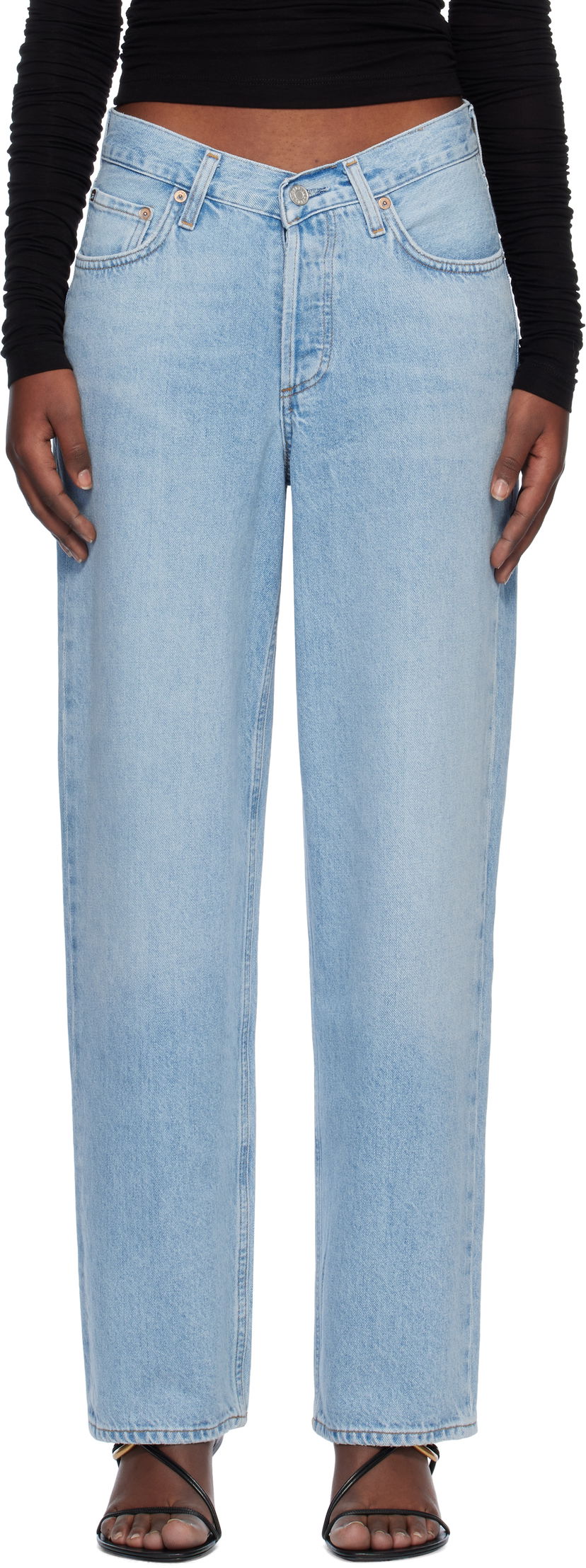 Jeans AGOLDE AGOLDE V-Waist Baggy Jeans Plava | A208-1765