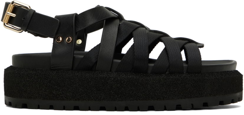 Haljina rag & bone rag & bone Park Platform Sandals Crna | WFF23SF0083H8