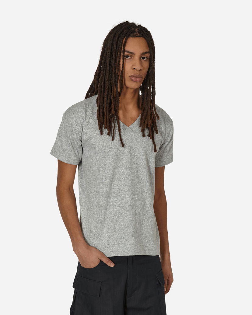 Majica kratkih rukava Champion Made in Japan V-Neck T-Shirt Oxford Gray Siva | C3-R341 OXFORDGRAY