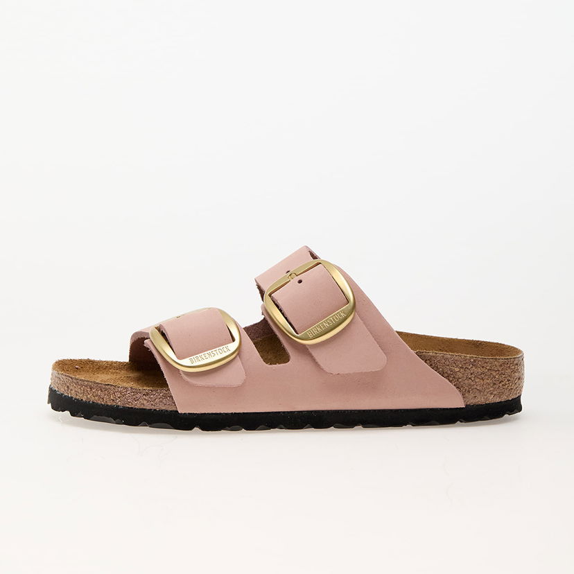 Tenisice i cipele Birkenstock Arizona Big Buckle Nubuck Leather Soft Pink Ružičasta | 1026583