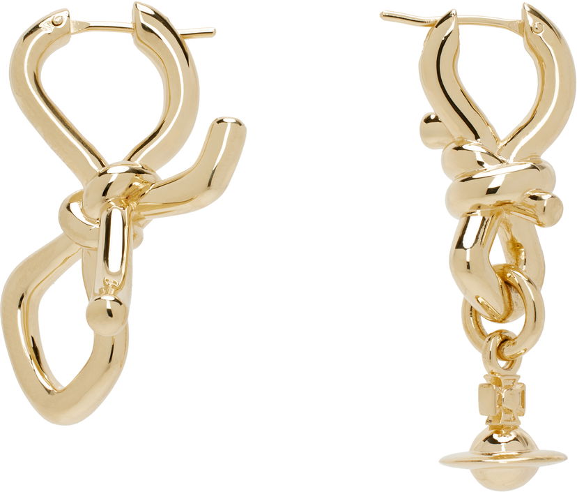 Naušnice Vivienne Westwood Vivienne Westwood Sage Knot Earrings Metalik | 6202016U-02R001-