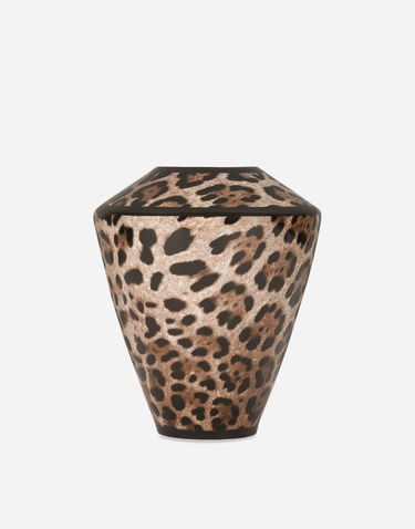 Home decor Dolce & Gabbana Small Amphora Porcelain Leopard Print Vase Višebojno | TCC197TCAMWUL003, 3