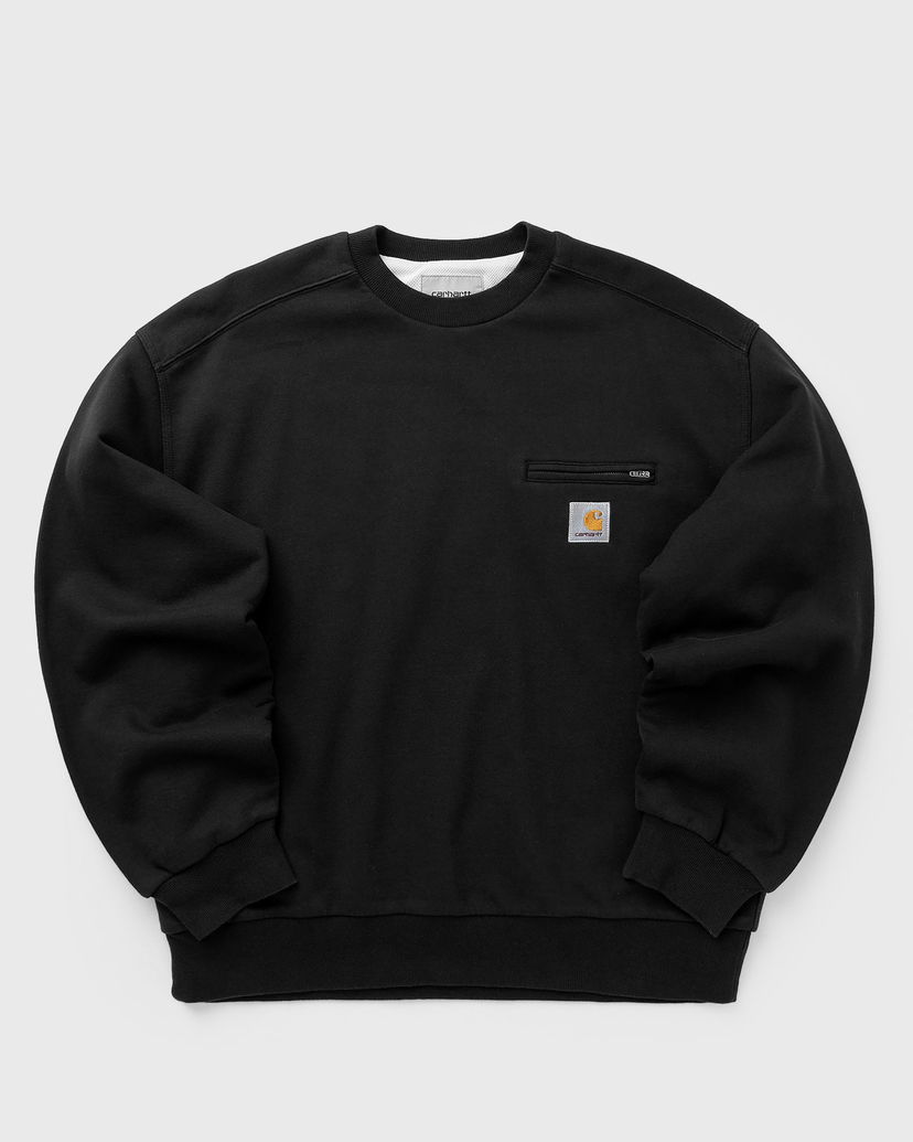 Dukserice Carhartt WIP Detroit Crewneck Sweatshirt with Chest Pocket Crna | I035547-89.06