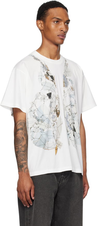Majica kratkih rukava Maison Margiela MM6 Maison Margiela Printed T-Shirt Bijela | SH0GC0056 S24312, 1