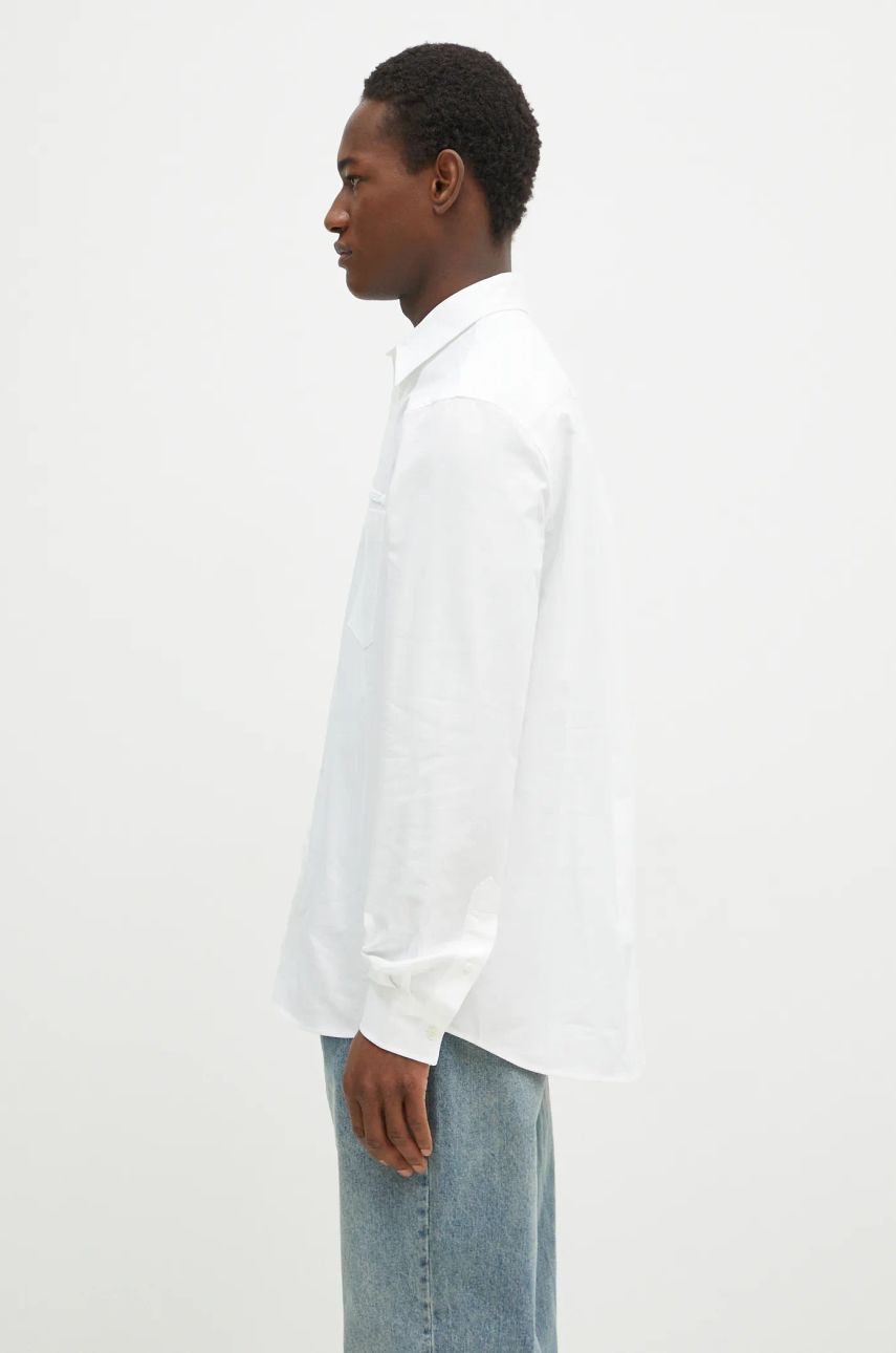 Košulja JW Anderson JW Anderson Classic Fit Logo Pocket Shirt, Relaxed, Classic Collar Bijela | SH0328.PG1140.001, 1