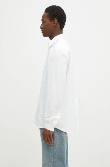 Košulja JW Anderson JW Anderson Classic Fit Logo Pocket Shirt, Relaxed, Classic Collar Bijela | SH0328.PG1140.001, 1