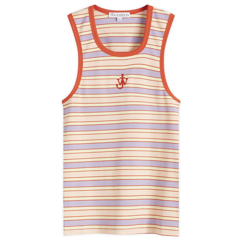 Majica bez rukava JW Anderson Striped Contrast Trim Vest Višebojno | JO0263-PG1725-398