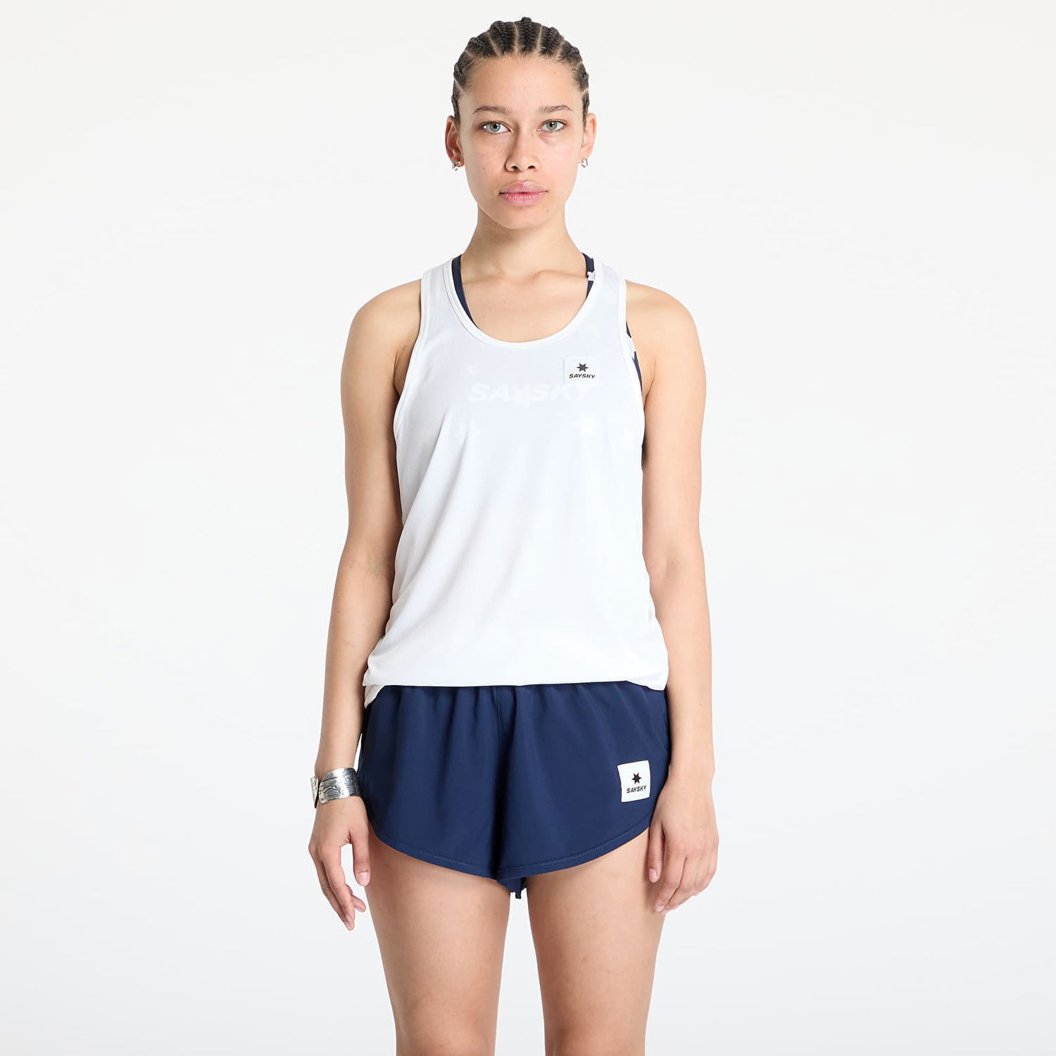 Majica bez rukava Saysky SAYSKY Clean Combat Pro Singlet Top Bijela | XWRSI30C101, 0