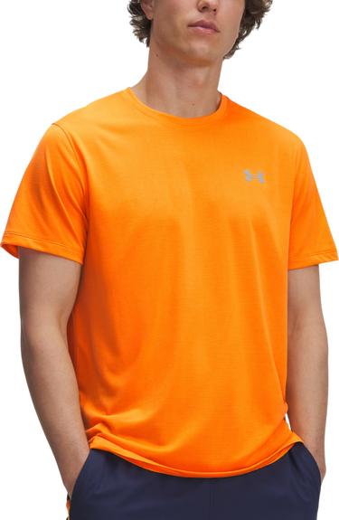 Majica kratkih rukava Under Armour LAUNCH Textured Short Sleeve T-Shirt Narančasta | 1382582-793, 0