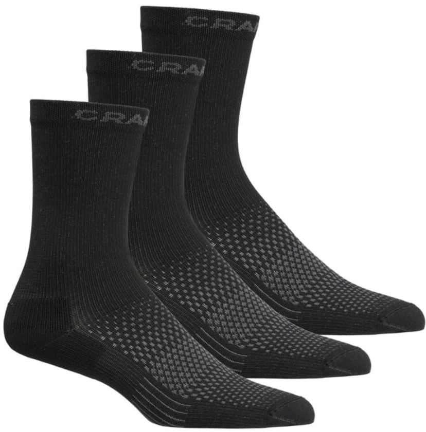 Čarape Craft Craft Core Dry High 3-Pack Socks Crna | 1915931-999000