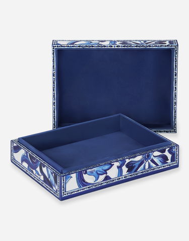 Home decor Dolce & Gabbana Dolce & Gabbana Large Decorated Plexiglass Box Onesize Plava | TCC201TCAMYUB008, 3