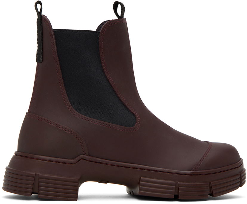 Tenisice i cipele GANNI GANNI City Chelsea Boots Tamnocrvena | S2073