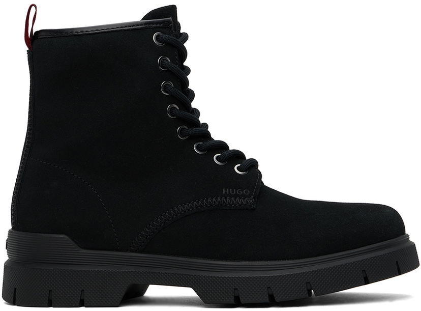 Odjeća BOSS Hugo Embossed Boots Crna | 50522981