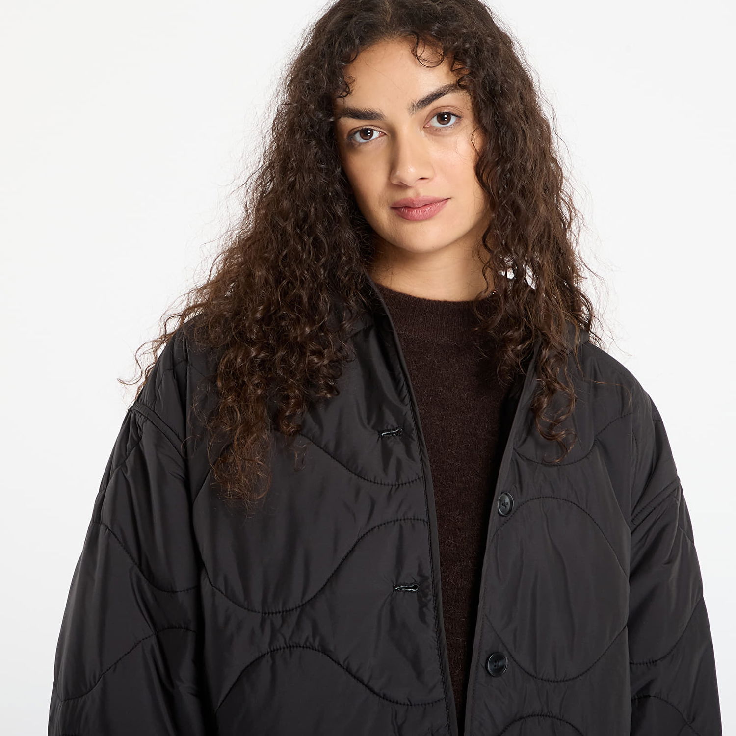 Jakna Samsoe Samsoe Wavy Quilted Jacket Sadonna Crna | F25300147_CLR000021, 1