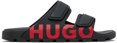 Tenisice i cipele BOSS Hugo Double-Touch Closure Logo Sandals Crna | 50542042, 0