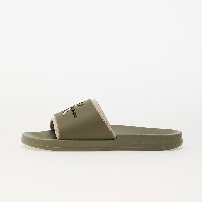 Tenisice i cipele CALVIN KLEIN Jeans Slide Rubber Neopren Green Zelena | YM0YM00361 LH9