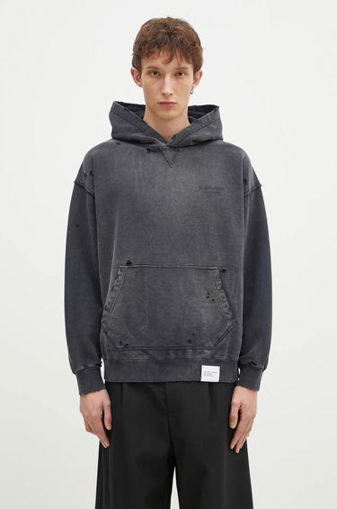 Dukserice Neighborhood NEIGHBORHOOD Distressed Hoodie Siva | 242OKNH.CSM02, 0