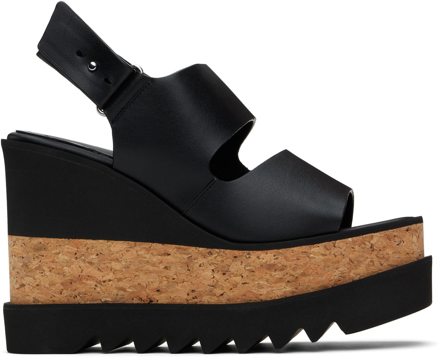 Tenisice i cipele Stella McCartney Elyse Alter Mat Platform Wedges Crna | 810392AP00P0, 0