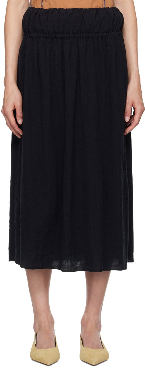 Suknja Baserange Midi Skirt Crna | SKDI-CL-AU24