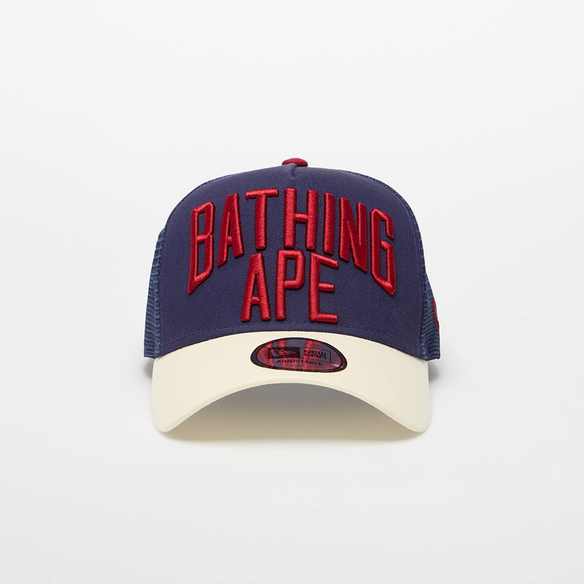 Kapa BAPE A BATHING APE x New Era 9Forty Nyc Logo Cap Navy Tamnoplava | 001CPL331901CNVY
