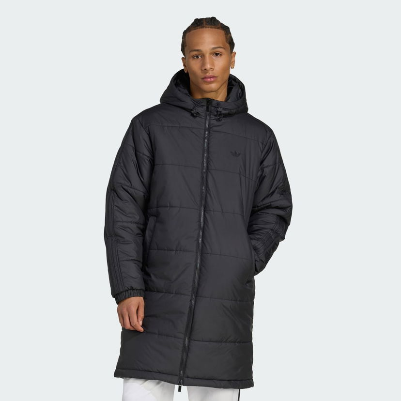 Parka adidas Performance Long Padded Jacket Adicolor Crna | KA0828