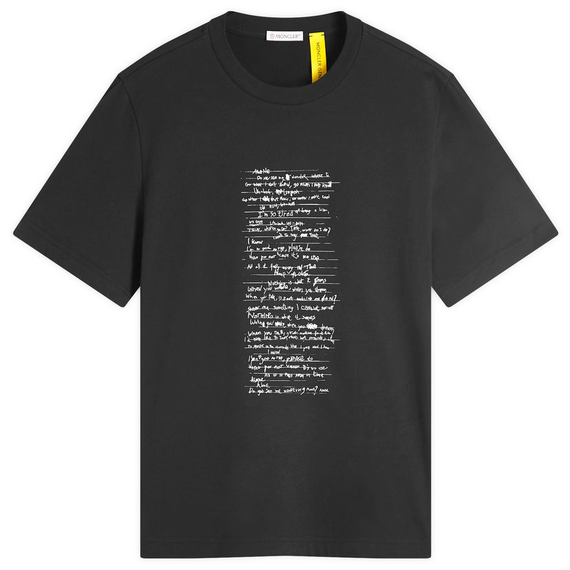 Majica kratkih rukava Moncler Genius x Willow Smith Black T-Shirt Size Large Crna | 09T-8C00002-89AHD-999