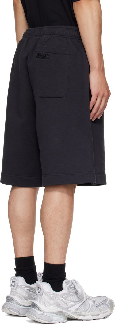 Kratke hlače VETEMENTS Vetements Molton Shorts Crna | UH76SS300B, 2