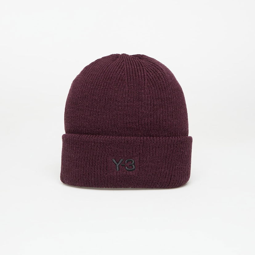 Kapica Y-3 Cl Beanie Shadow Maroon Universal Tamnocrvena | KC0446