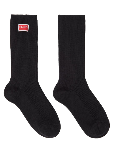 Čarape KENZO Paris Tag Socks Crna | FD68SU180KSA