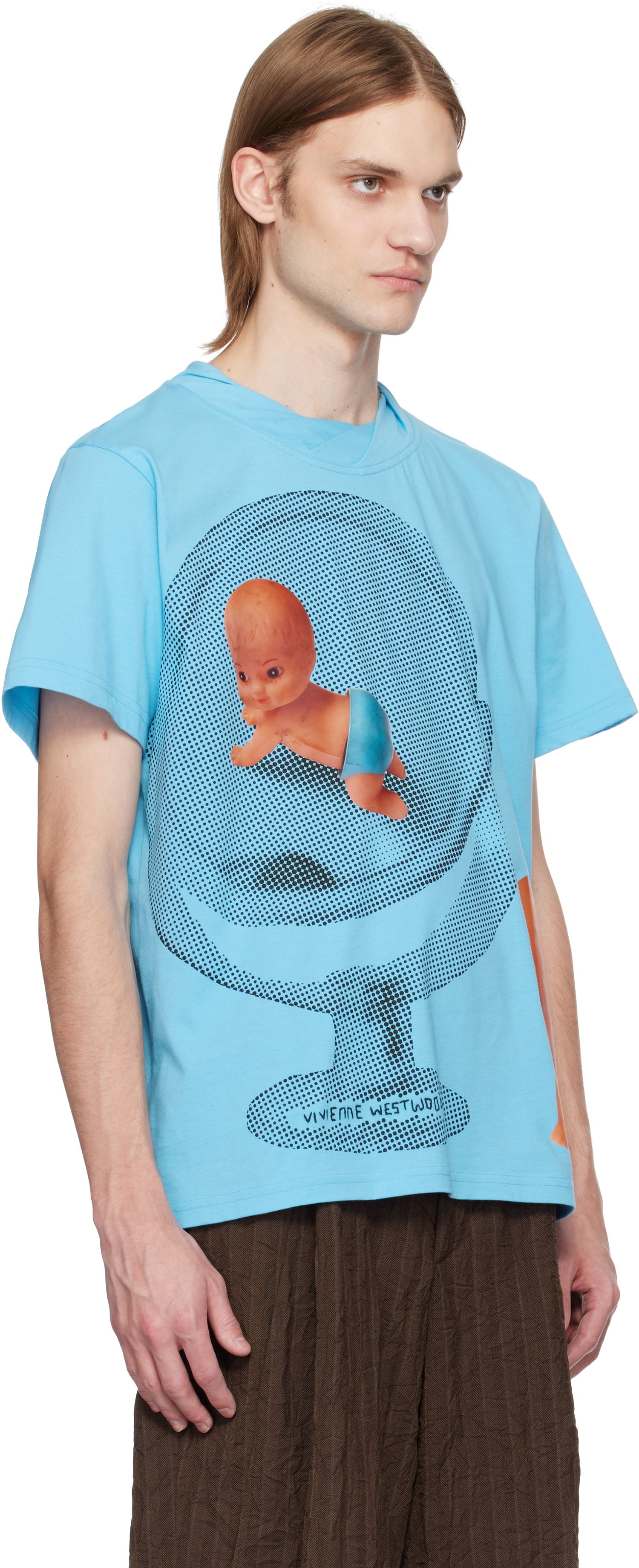 Majica kratkih rukava Vivienne Westwood Vivienne Westwood Baby Isla T-Shirt Plava | 3G01003F-J001M-, 1