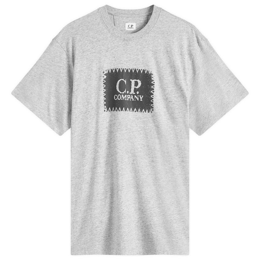 Majica kratkih rukava C.P. Company C.P. Company 30/1 Logo Label T-Shirt, Size Large Siva | 18CMTS029A-005100W-M94
