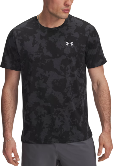 Majica kratkih rukava Under Armour Under Armour UA Launch Printed Short Sleeve T-Shirt Crna | 6006110-016, 0