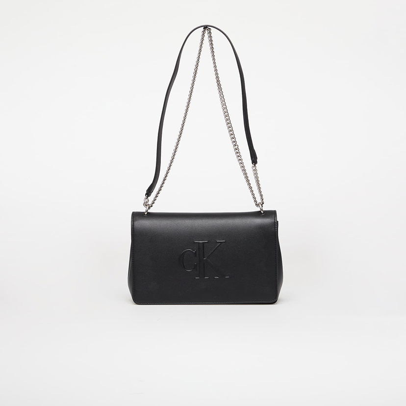 Torba za rame CALVIN KLEIN Calvin Klein Jeans Sculpted Flap Bag Crna | LV04K3035G UB1
