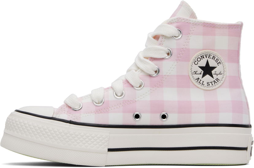 Tenisice i cipele Converse Chuck Taylor All Star Lift Platform Gingham Ružičasta | A13663C