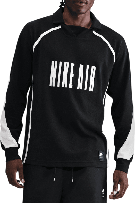 Polo majica Nike Air Football Long-Sleeved Polo Shirt Crna | hv1320-010