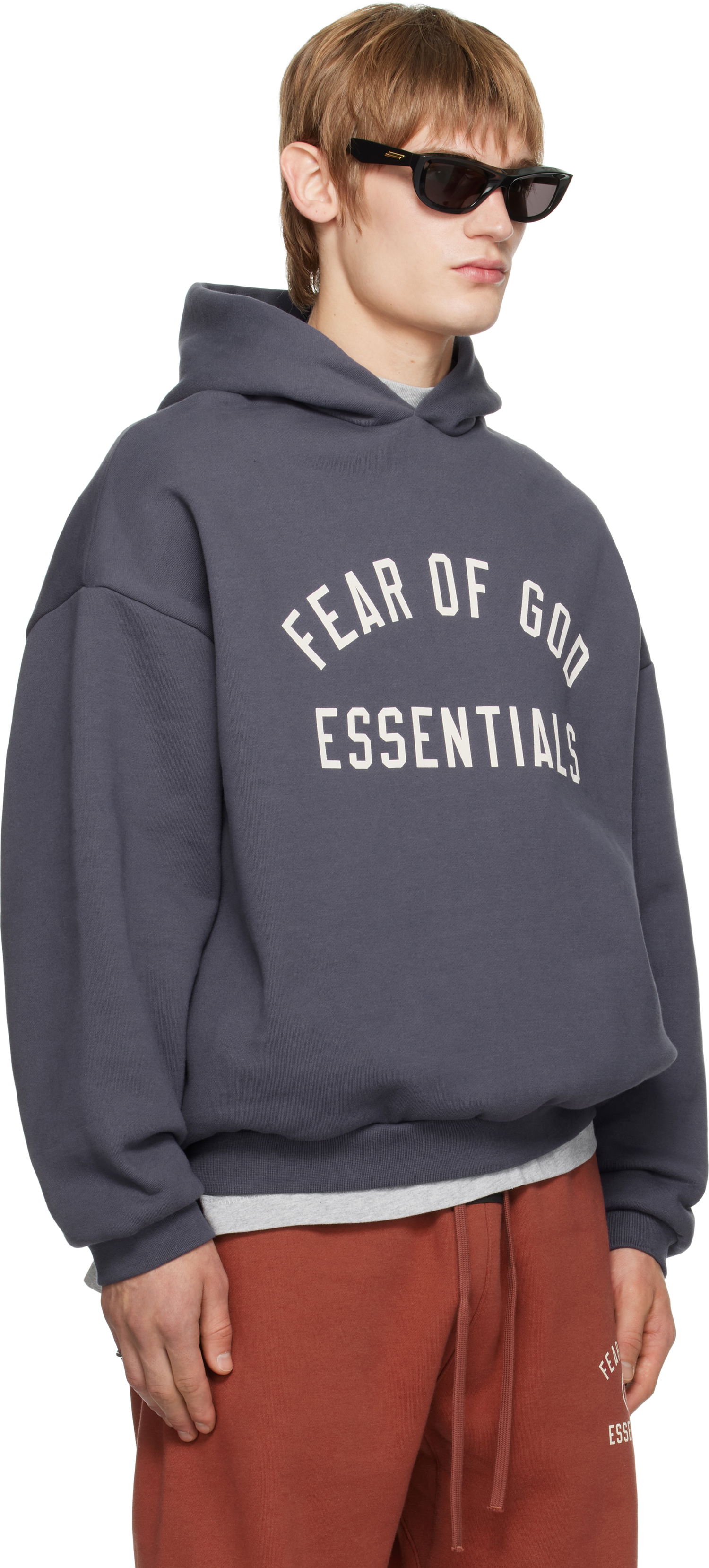 Dukserice Fear of God Fear of God ESSENTIALS Fleece Hoodie Siva | 192HO246254F, 1